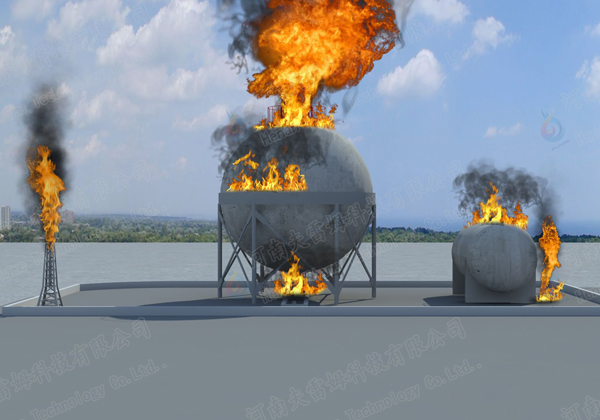 氣體儲(chǔ)罐火災(zāi)事故處置訓(xùn)練設(shè)施